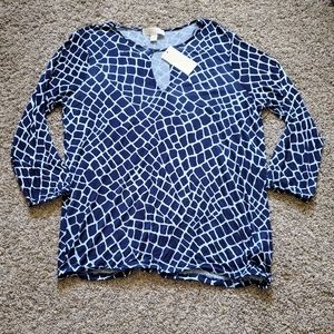 **BRAND NEW Women's Michael Kors Patterned Top